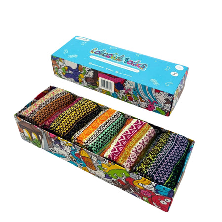 Nordische Socken/ Wollsocken - 5 Paar - Geschenkbox | BPlanet