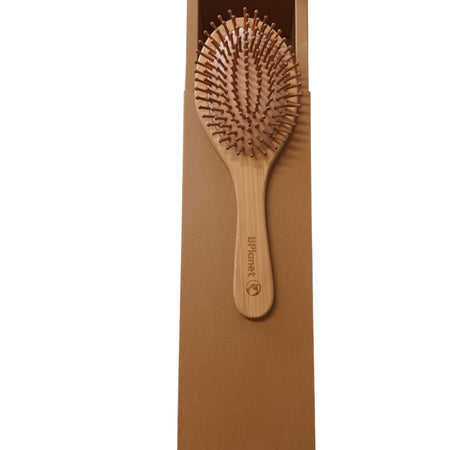 Umweltfreundliche Bambus Haarbürste, Natur-Paddelbürste Holz Massage Haar Bürste