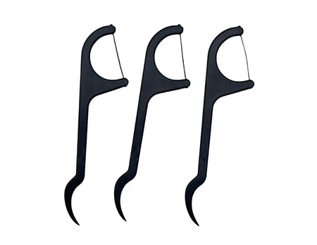 Zahnseide Picks - Mit Bambus Aktivkohle - 250 Stück