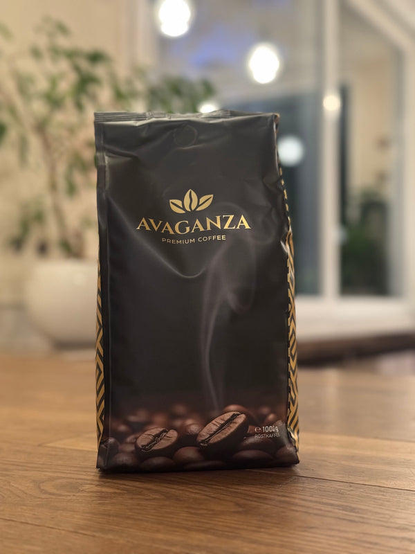 Avaganza Premium Coffee (1kg) High-Altitude 100% Arabica Beans, Small-Batch Roasted, Rich & Smooth Flavor