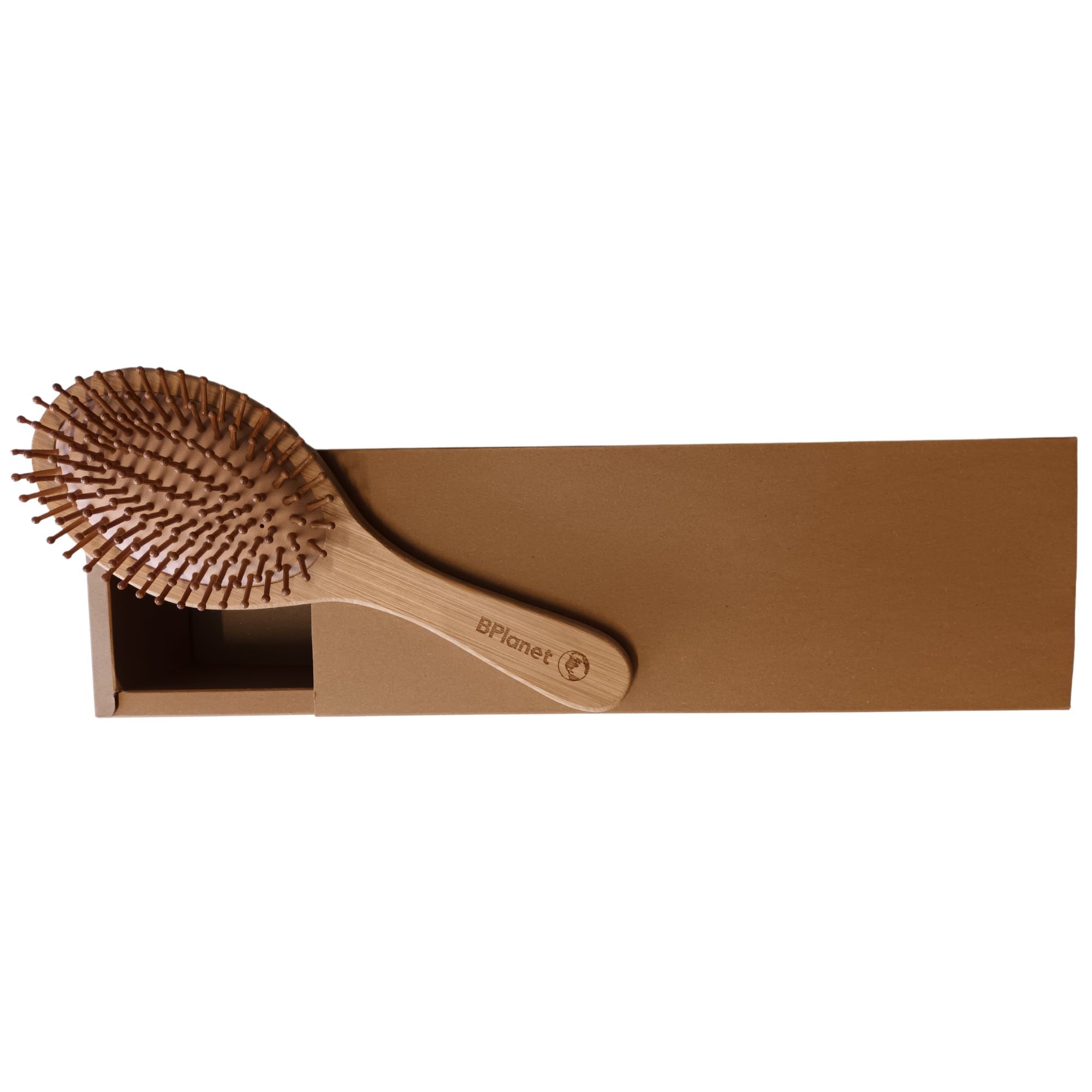 Umweltfreundliche Bambus Haarbürste, Natur-Paddelbürste Holz Massage Haar Bürste