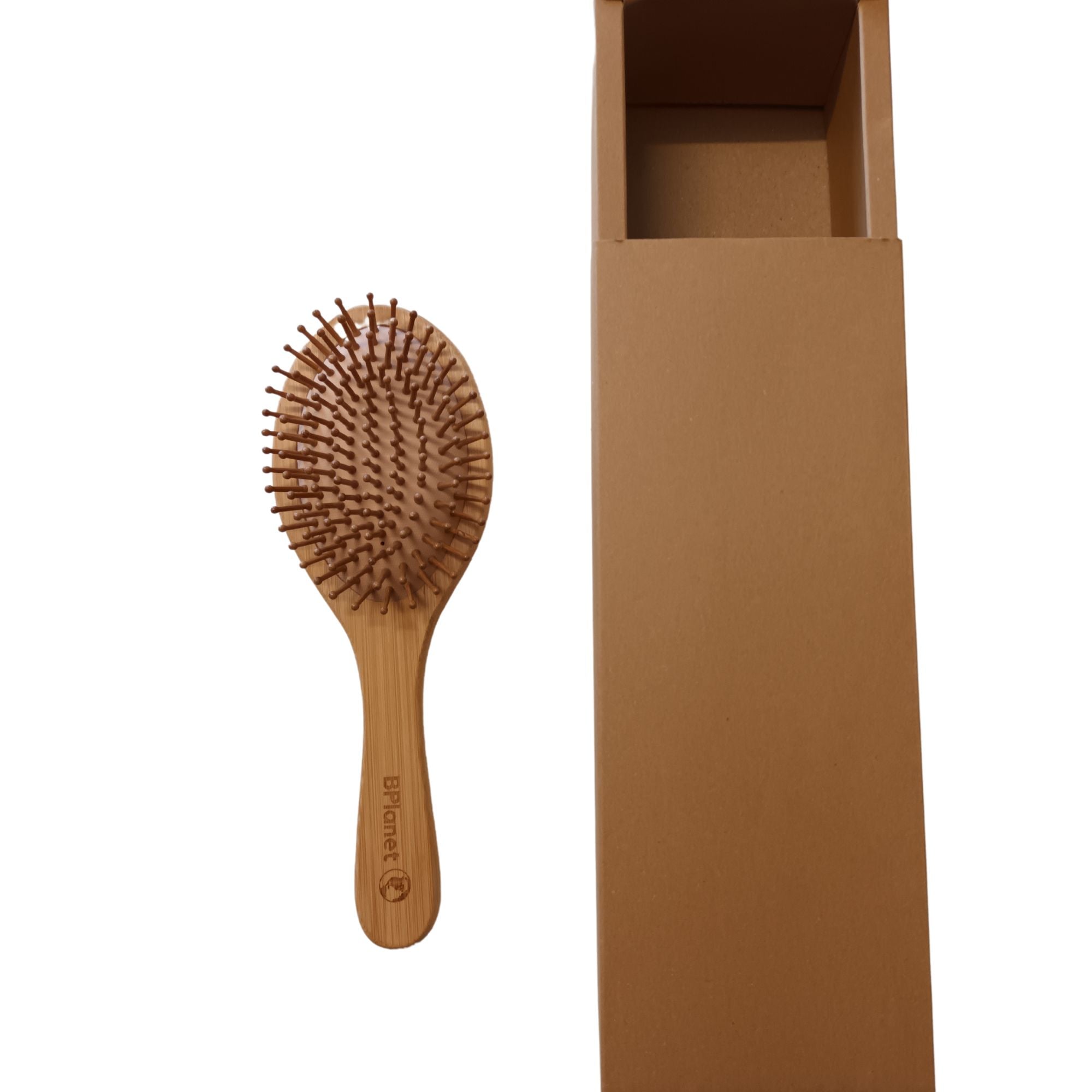 Umweltfreundliche Bambus Haarbürste, Natur-Paddelbürste Holz Massage Haar Bürste