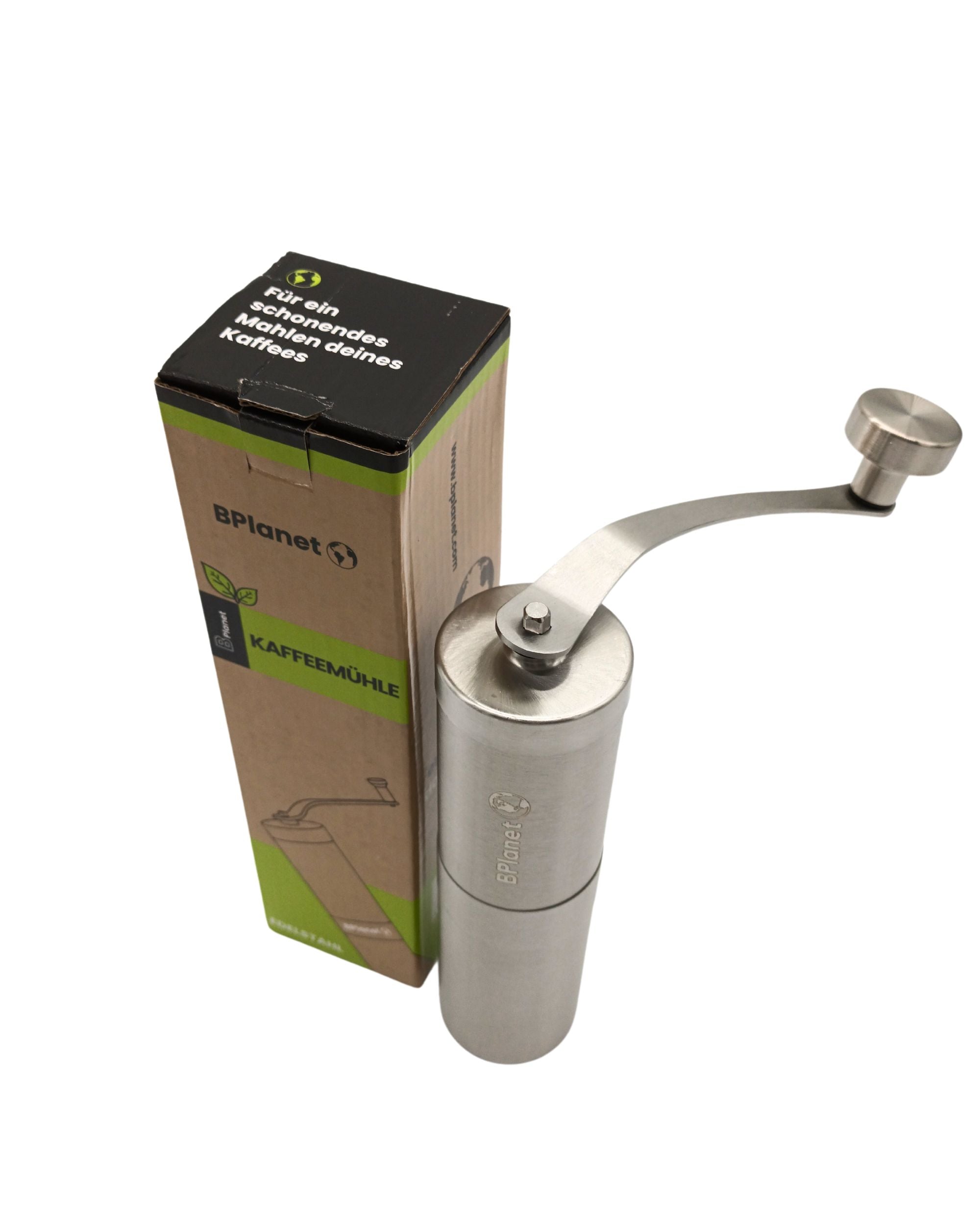 Kaffeemühle manuell mit Kegelmahlwerk | Kaffeemühle händisch - Coffee Grinder aus Edelstahl