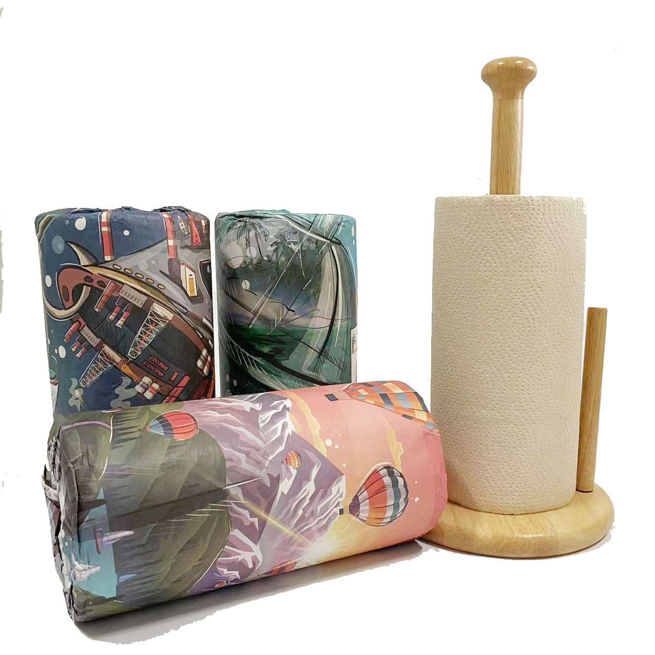 Bambus-Küchenrolle - 6 Rollen (120 Blatt) | BPlanet