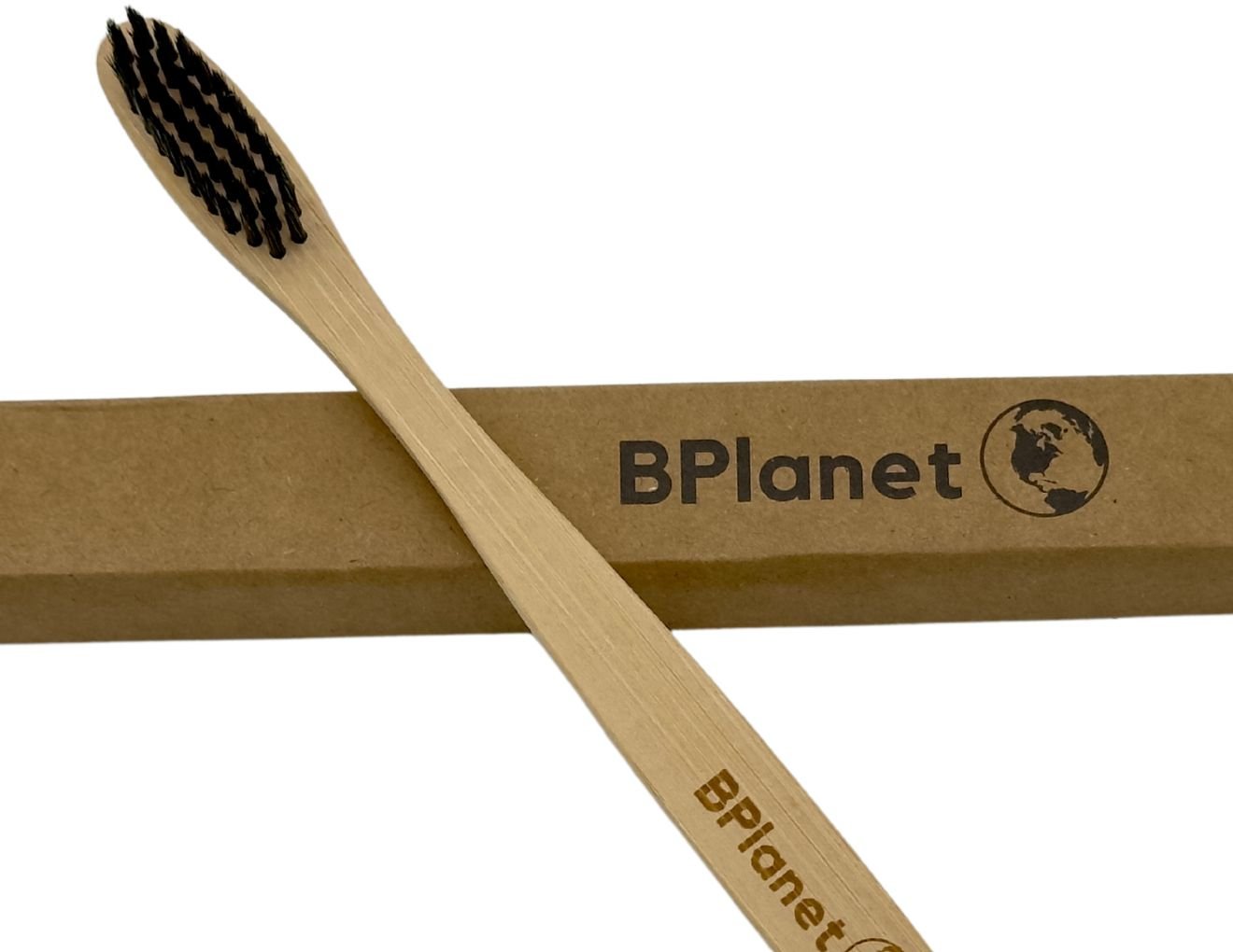 Bambus Zahnbürste - 12 Stück - 100% biologisch abbaubarer Griff
