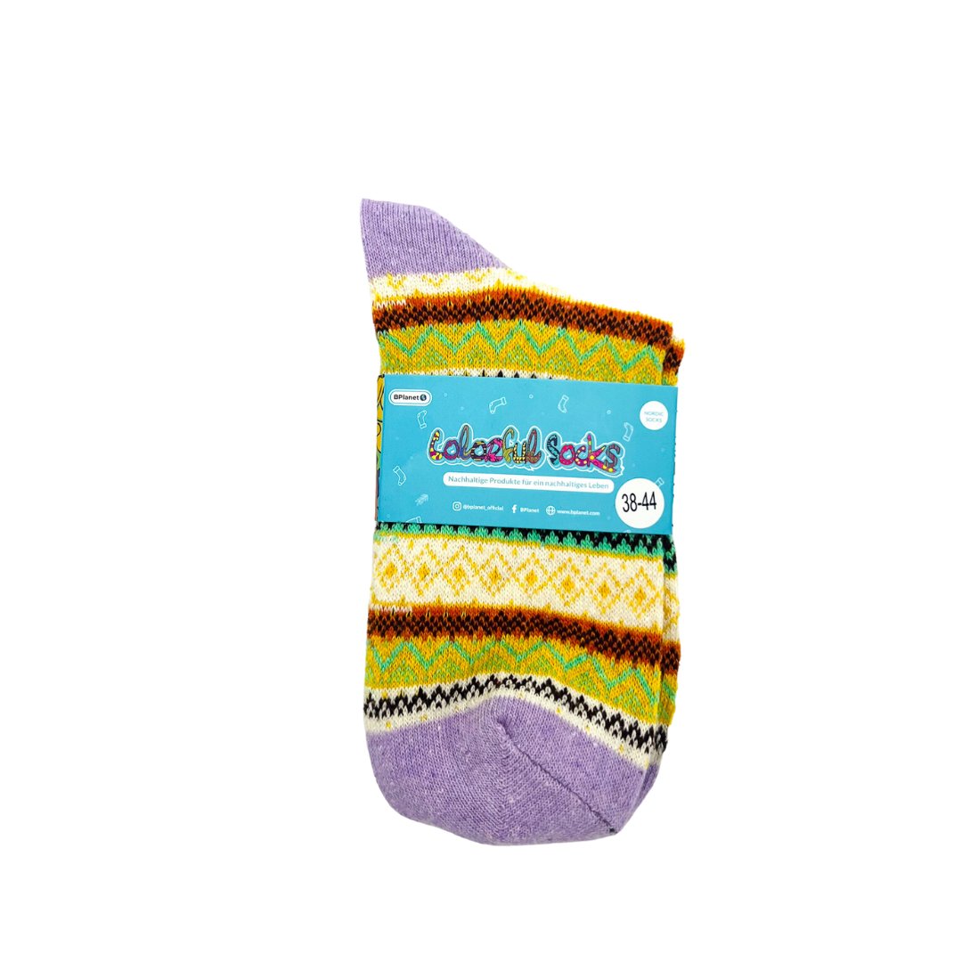 Nordische Socken/ Wollsocken - 5 Paar - Geschenkbox | BPlanet